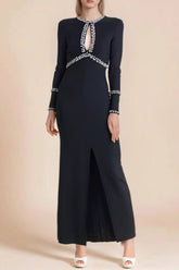 Figure Form Knit Keyhole Maxi Dress | Dress In Beauty